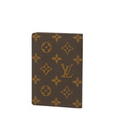 ルイ ヴィトン モノグラム クーヴェルテュール パスポートケース M60181 ブラウン PVC レザー レディース LOUIS VUITTON 【中古】